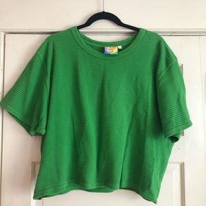 Big Bud Press - Cropped Tee in Kelly Green